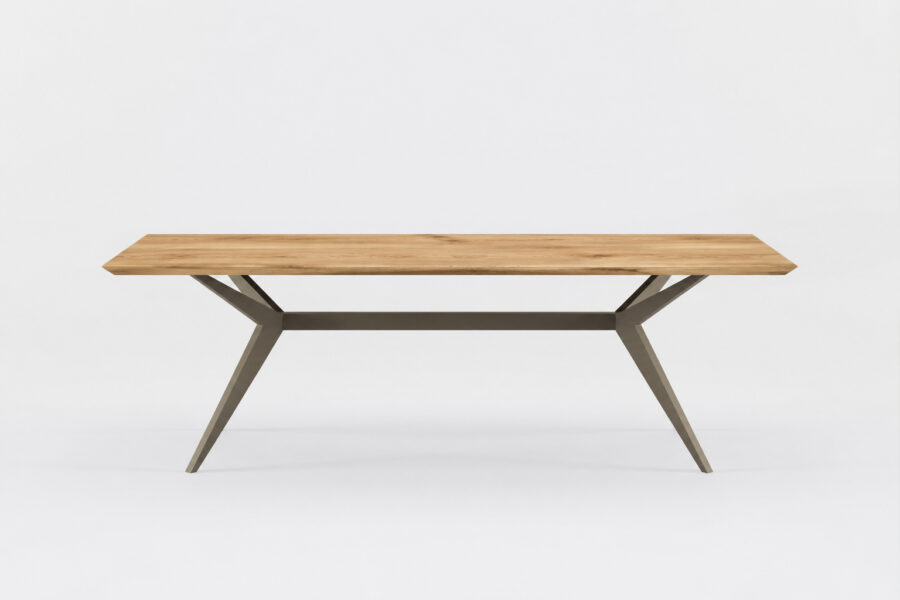 Table avec plateau en bois massif