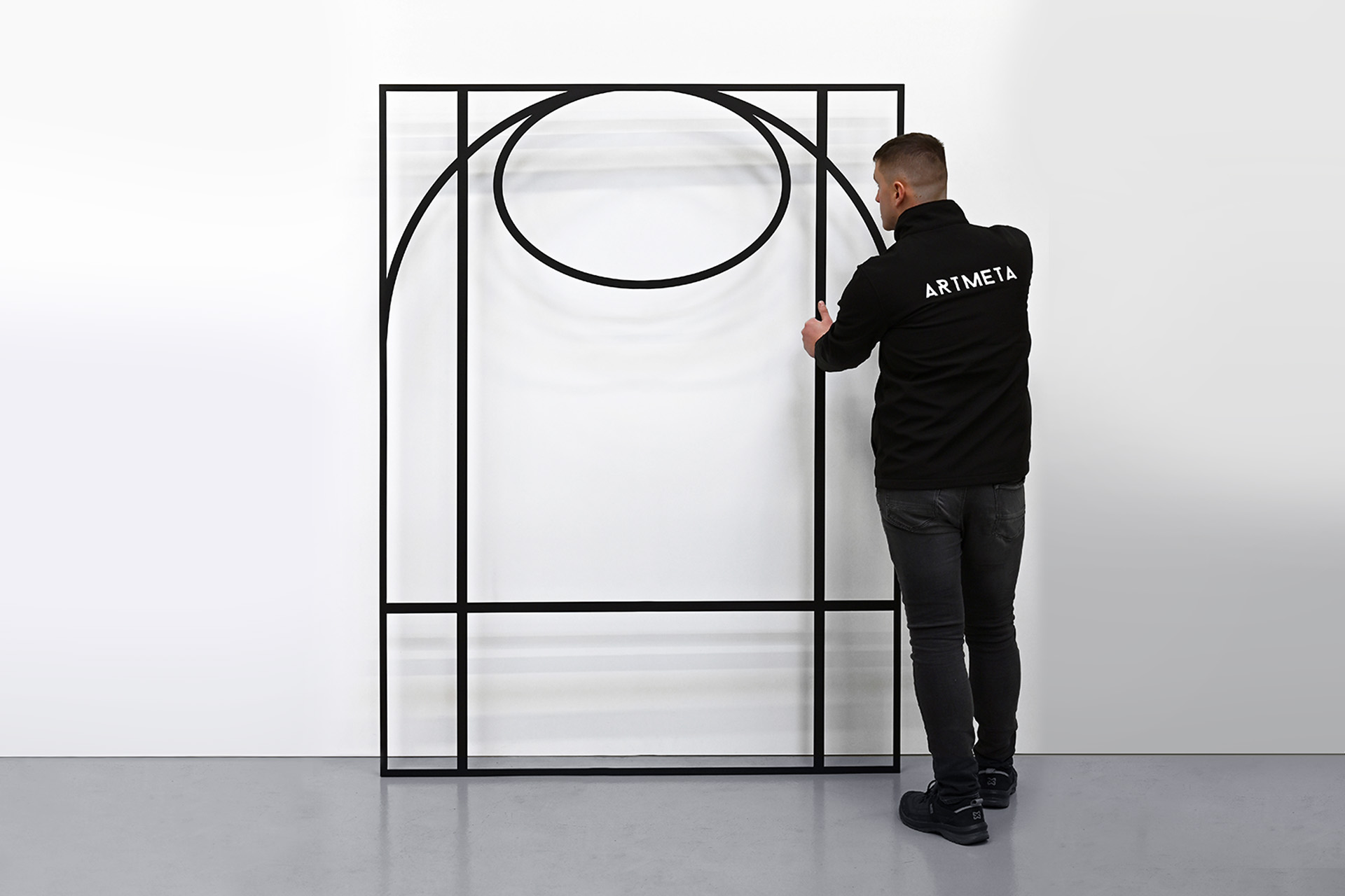 Verrière avec éllipse N°50 en acier et sur mesure