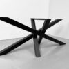 Pied de table Mikado en acier