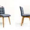 Chaise en bois massif et tissu modèle Paris made in France