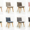 Chaise en bois massif Paris made in France les couleurs de tissus