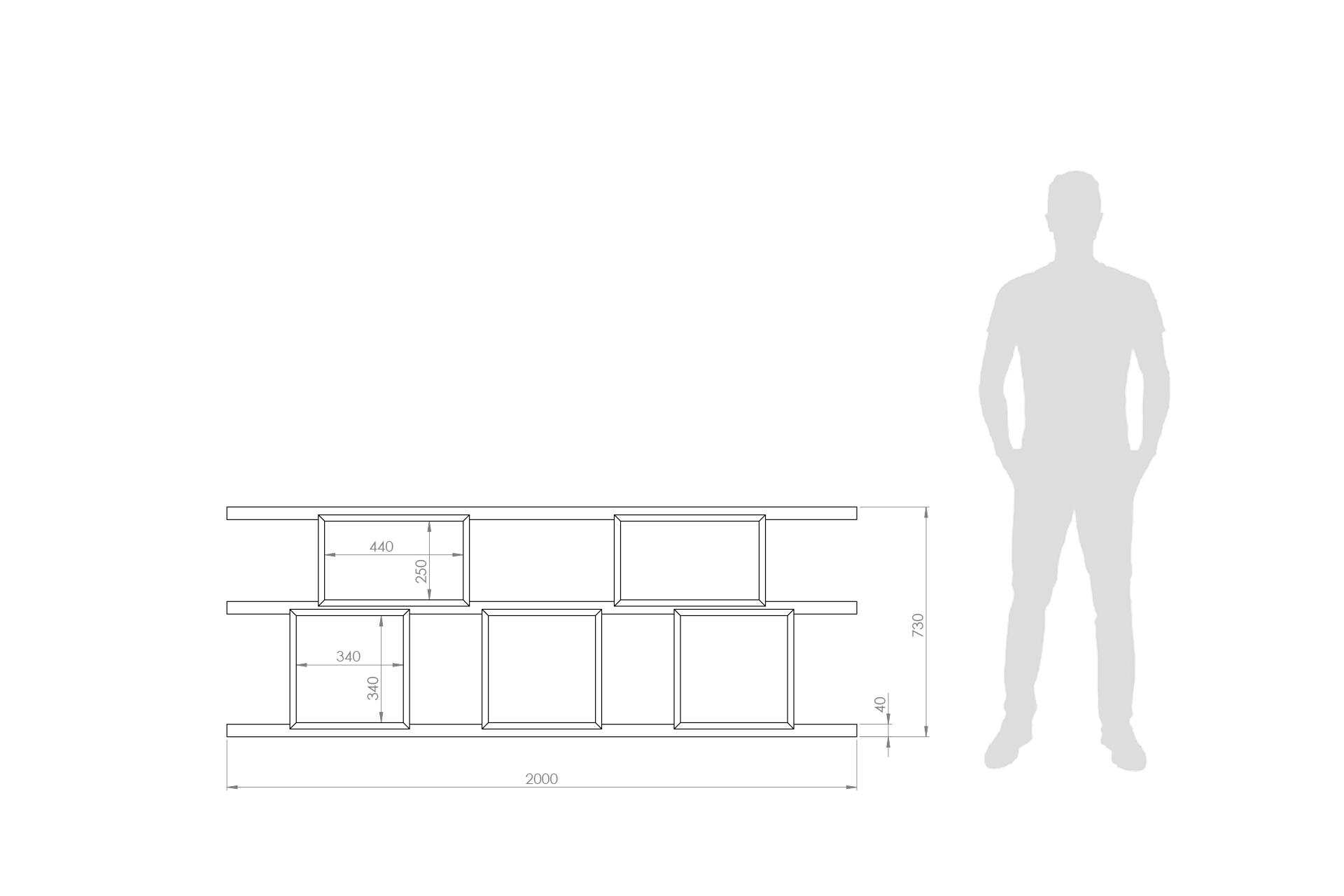 plan bibliothèque basse