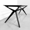 Pied de table Papillon en aluminium pleine masse