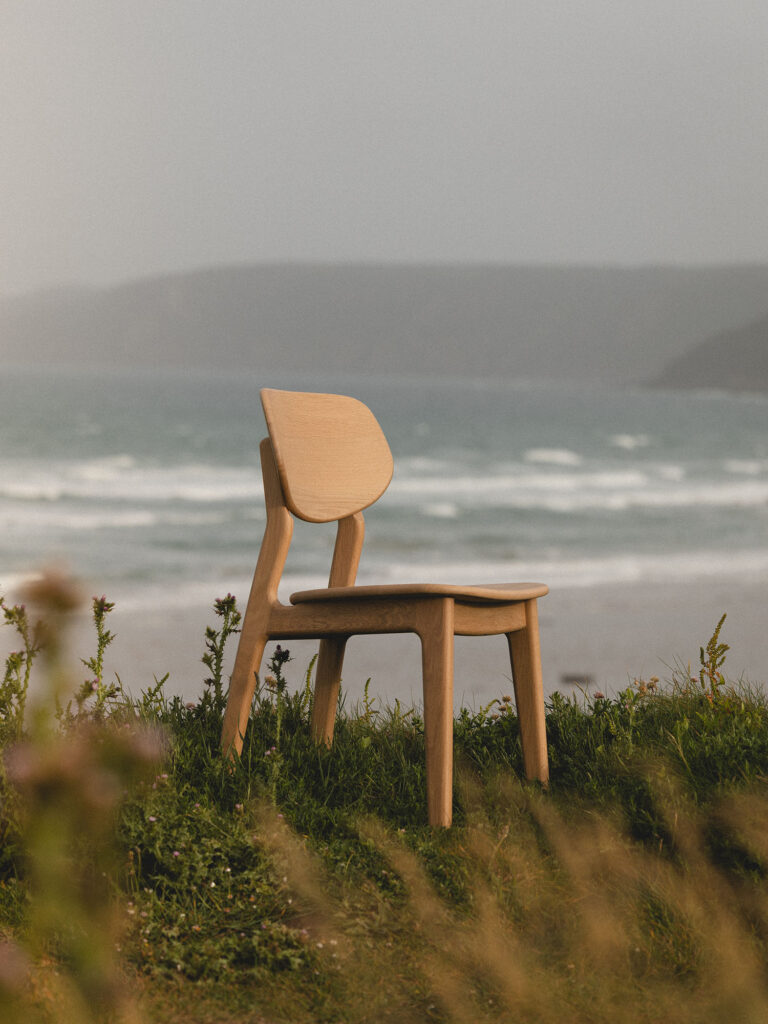 Chaise en chêne massif Amiens