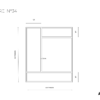 Plan Verrière style Mondrian N°34