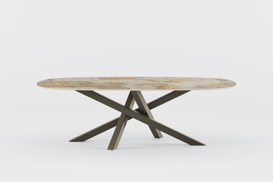table à manger Mikado céramique DEKTON