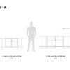 Comparatif tailles buffet 2 portes