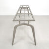 Pied de table metal sur mesure Celeste clair