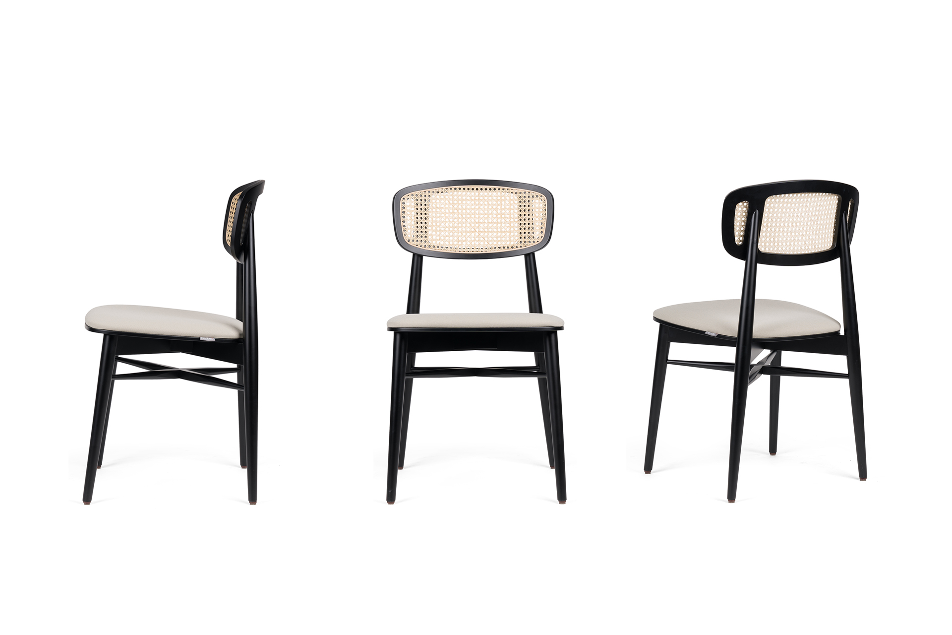 Chaise en cannage Evora