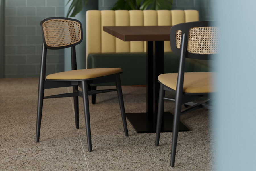 Chaise en cannage Evora
