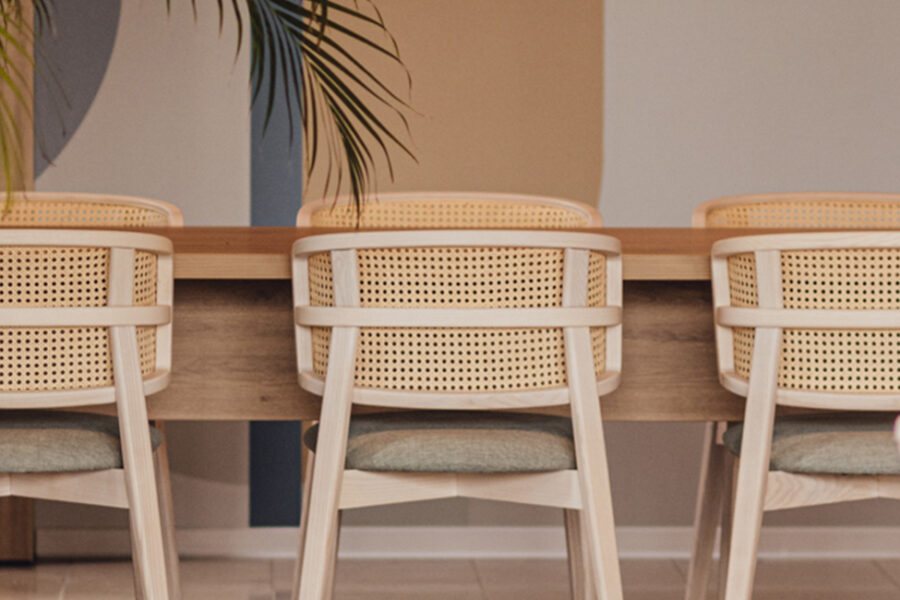Chaise en cannage Lisbonne