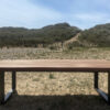 Table extérieure Rivage metal bois
