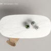 Plateau de table à manger céramique DEKTON REM