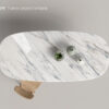 Plateau de table à manger céramique DEKTON TRANCE