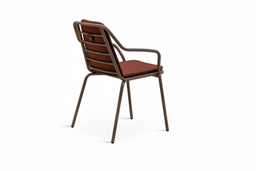 Chaise de jardin Saragosse MUSOLA Sorell rouge