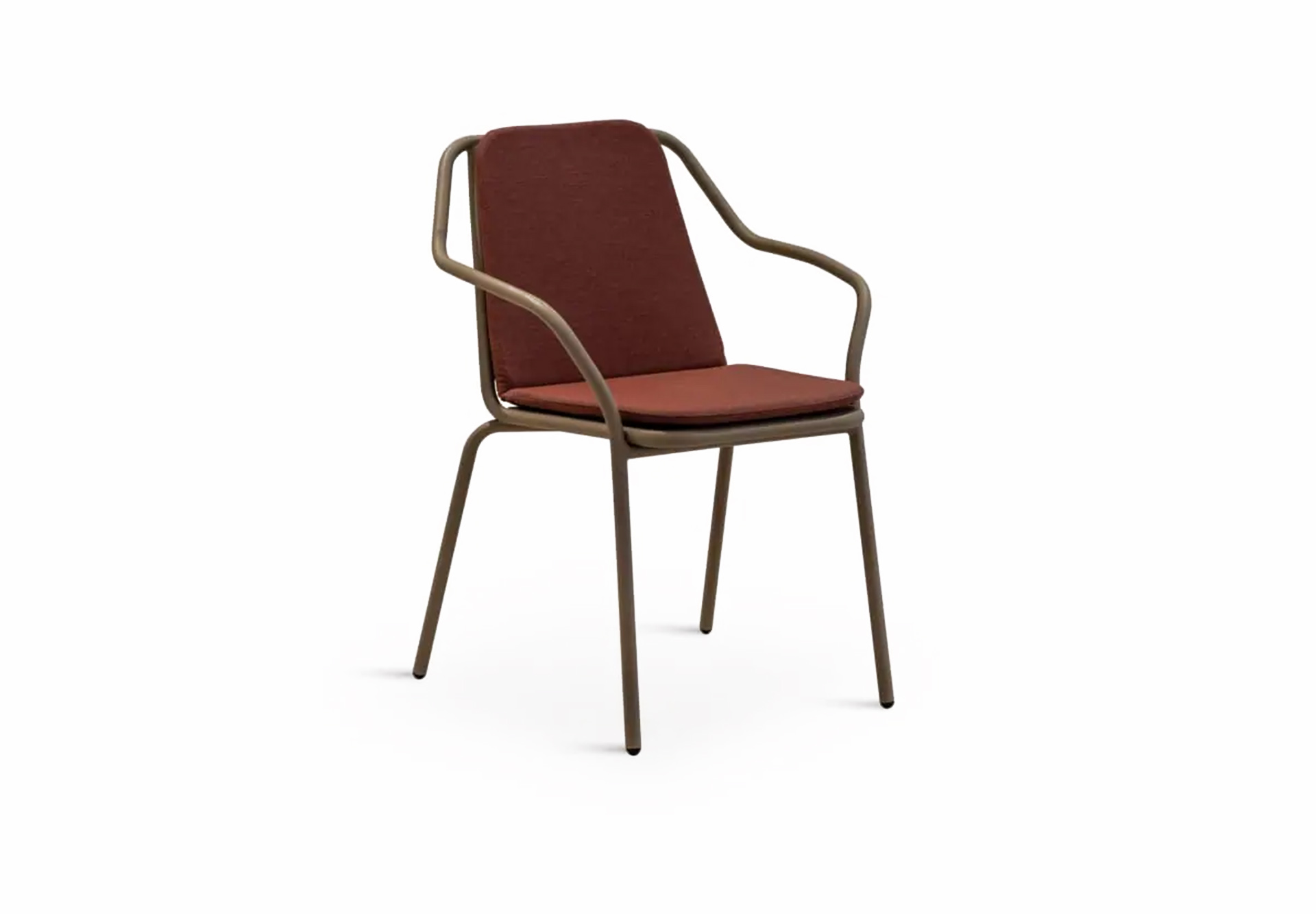 Chaise de jardin Saragosse MUSOLA Sorell rouge