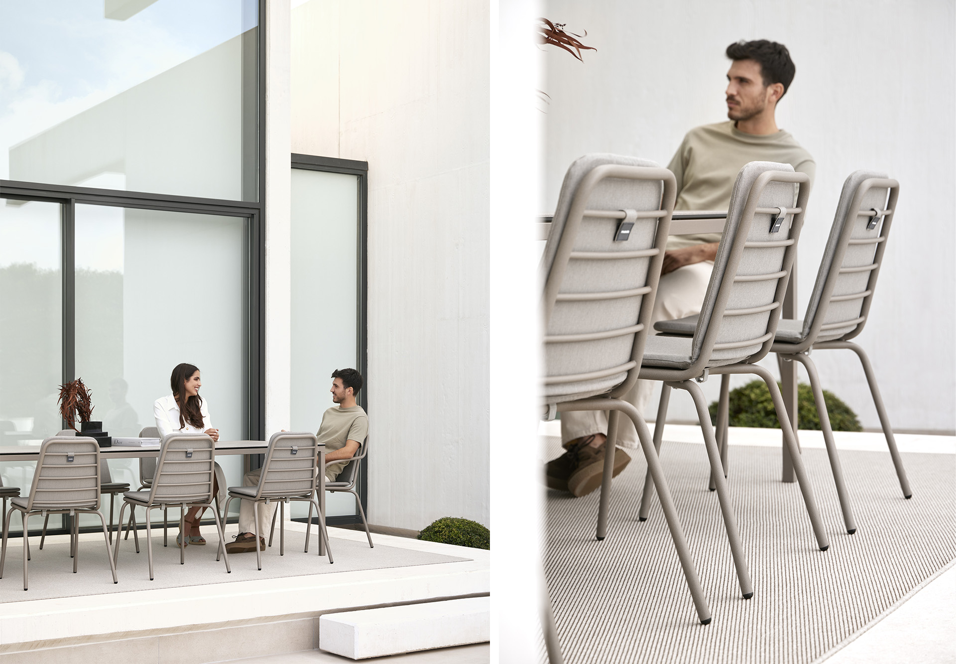 Chaise de jardin Saragosse MUSOLA Sorell beige