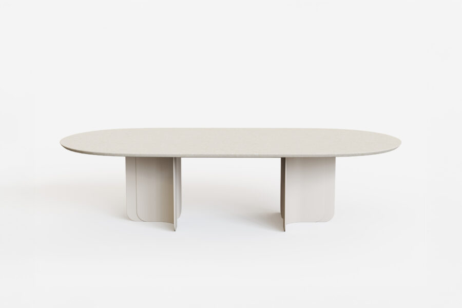 Table basse Corolle en céramique DEKTON