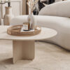 Table basse Corolle en céramique DEKTON