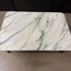 Table basse en céramique dekton Trance pieds en acier