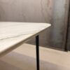 Table basse en céramique dekton Trance pieds en acier