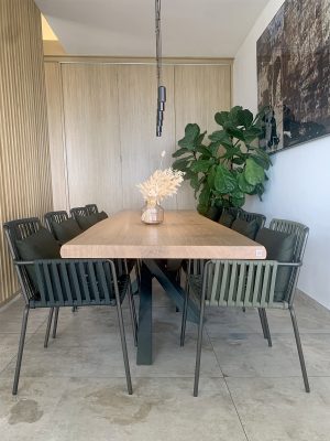 Table Mikado en bois massif 300 x 90 cm