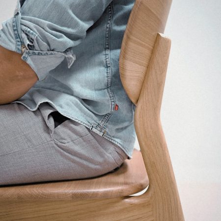chaise française en bois massif